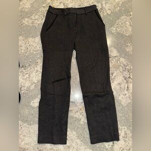 Express Ankle Mid Rise Columinist Black Pants